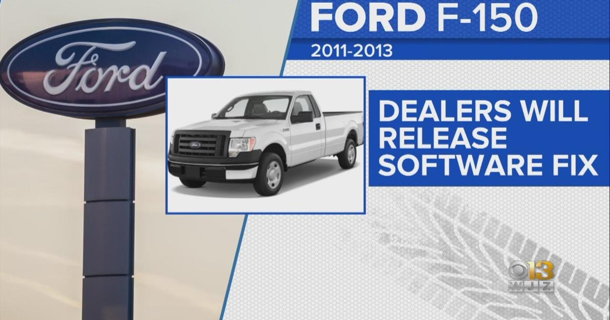 Ford Recalls Nearly 15m F 150 Pickups Cbs Baltimore