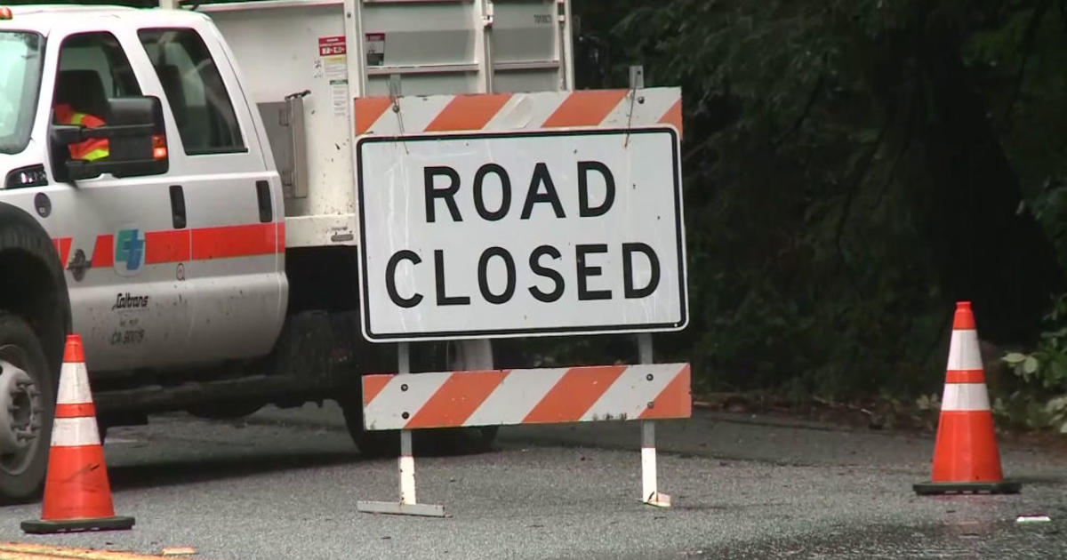 Storms Bring Road Closures Mudslides To Santa Cruz Mountains