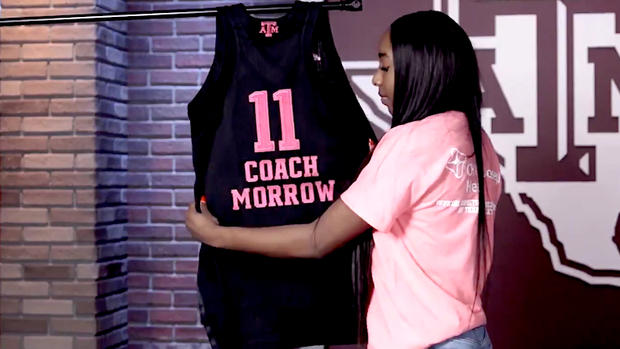 A&amp;M women's basketball - breast cancer 