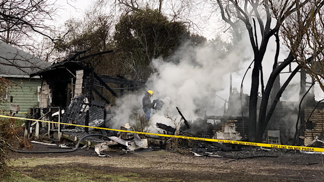 First Responders Arrive To Find Farmersville House Engulfed In Flames