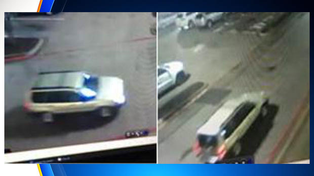 Dallas murder suspect vehicle 