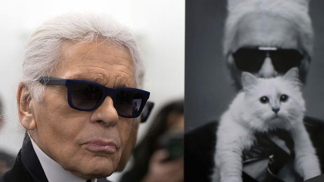 FRANCE-FASHION-ART-LAGERFELD 