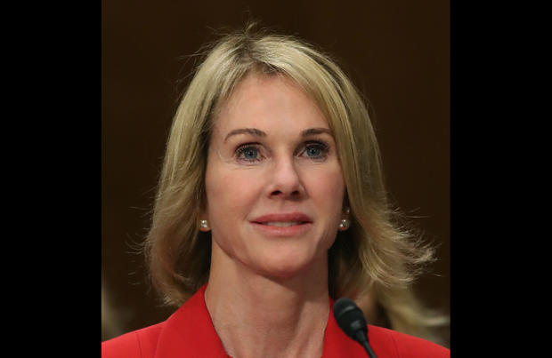 Kelly Knight Craft testifies during her confirmation hearing to be U.S. ambassador to Canada during a Senate Foreign Relations Committee hearing on Capitol Hill, June 20, 2017, in Washington. 