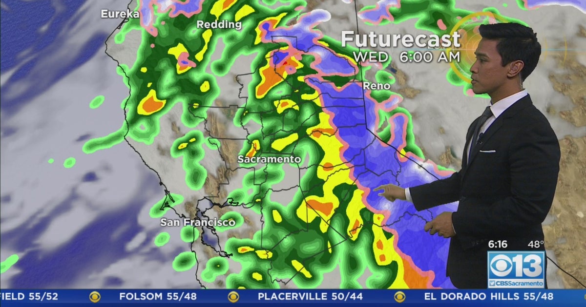 Sacramento Weather Wet Tropical Storm System Headed Our Way; Rain Arrives This Afternoon CBS