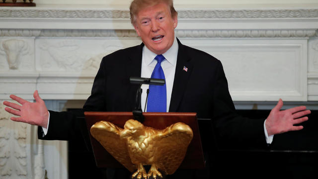 U.S. President Trump hosts discussion with U.S. governors at the White House in Washington 