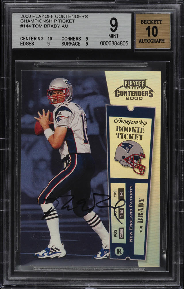 Rare Tom Brady card from first Super Bowl year to be auctioned - The Boston  Globe