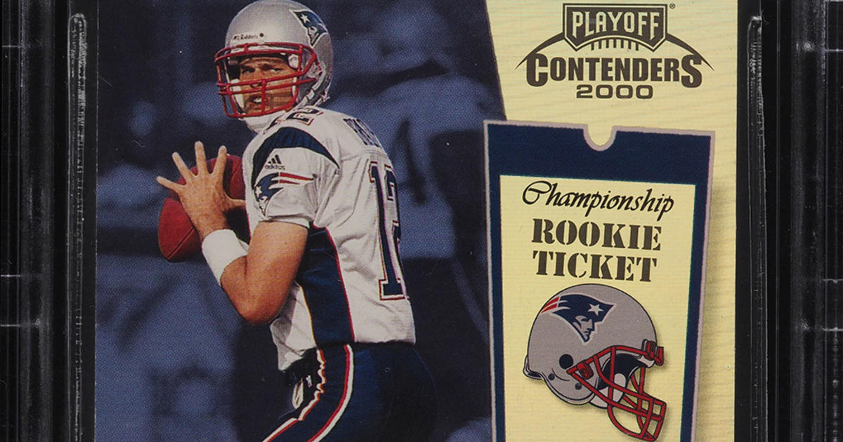 Tom Brady Reacts To Record-Setting Rookie Card Sale - CBS Boston