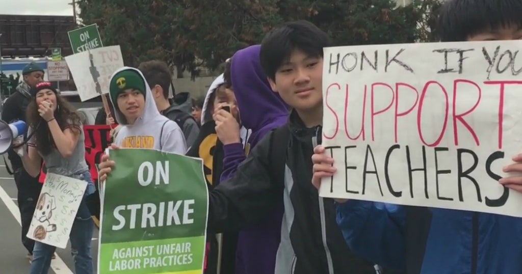 Negotiations Stall As Oakland Teachers Strike Edges Towards Day 4 - CBS ...