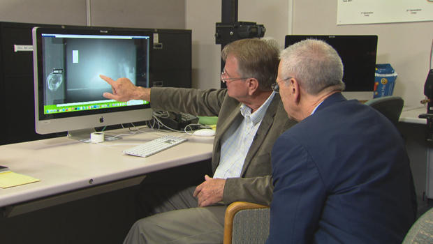 Gregg Spriggs at Lawrence Livermore Lab Analyzes Film of Atomic Bomb Tests 