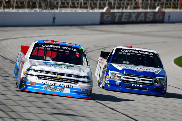 Tanner Thorson at NASCAR Camping World Truck Series JAG Metals 350 - Practice 