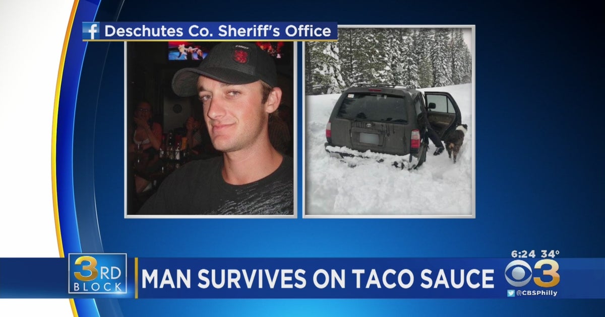 Man Stranded In Snow For 5 Days Survives By Eating Taco Bell Fire Sauce(01)