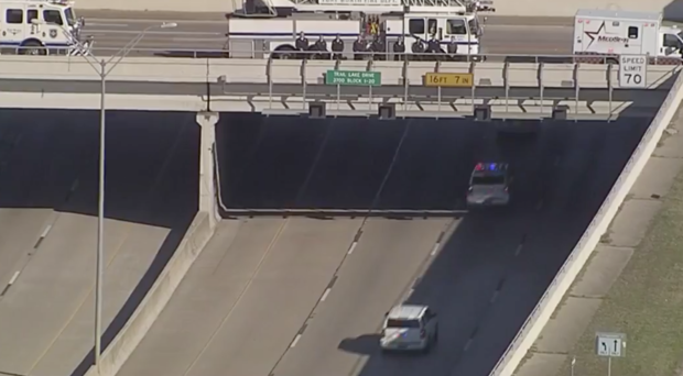 Fort Worth Police escort fallen Midland officer 