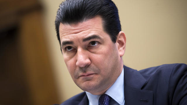 Dr. Scott Gottlieb, commissioner of the Food and Drug Administration, testifies during a House Energy and Commerce Committee hearing concerning federal efforts to combat the opioid crisis Oct. 25, 2017, in Washington. 