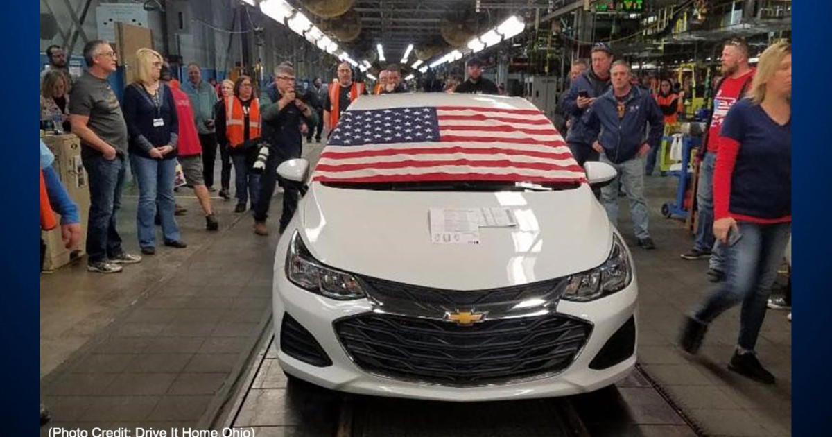 Last Chevy Cruze Assembled At Lordstown Plant Has Buyer - CBS Pittsburgh