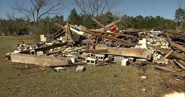 Alabama residents sift through rubble after tornado outbreak - CBS News