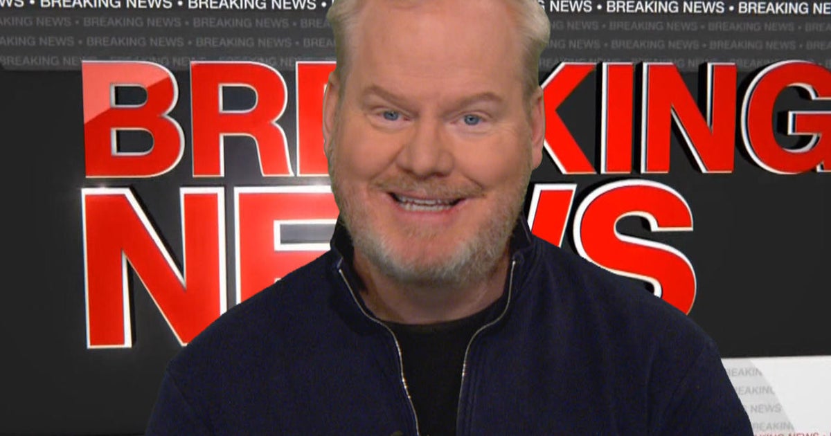 Comedian Jim Gaffigan admits: He is addicted to the news CBS News