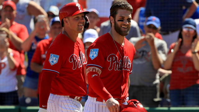 Bryce Harper: Phillies outfielder doubles down on recruiting Mike Trout