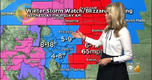 Denver Weather: Heavy Snow & Strong Winds Arrive Soon - CBS Colorado