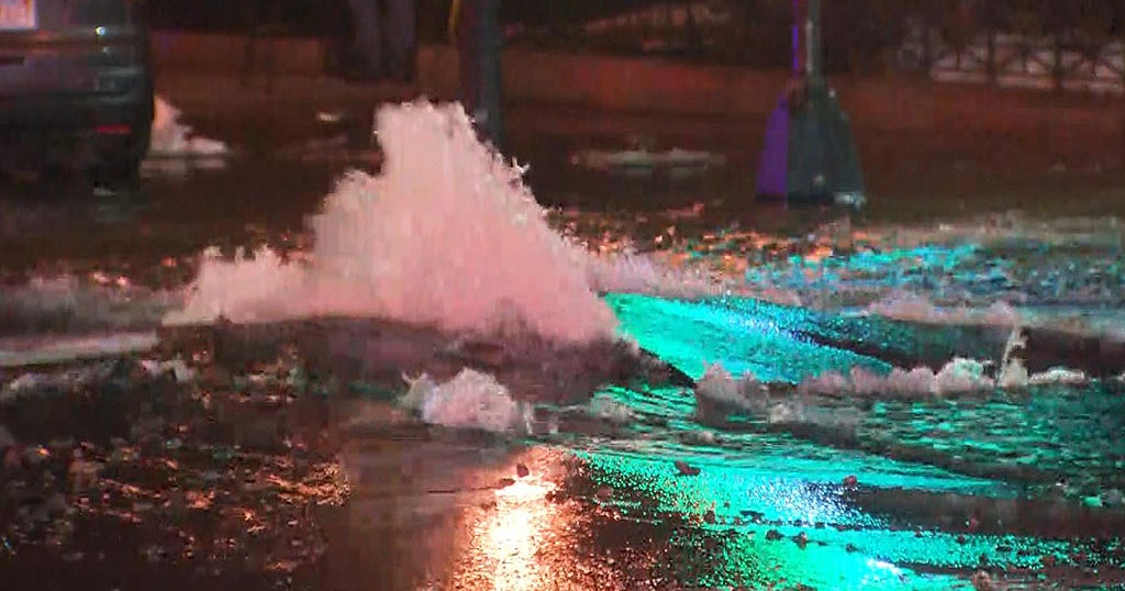 Buildings Evacuated, Streets Flooded After Back Bay Water Main Break