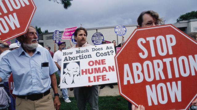 Anti-Abortion Protest Outside Medical Clinic 