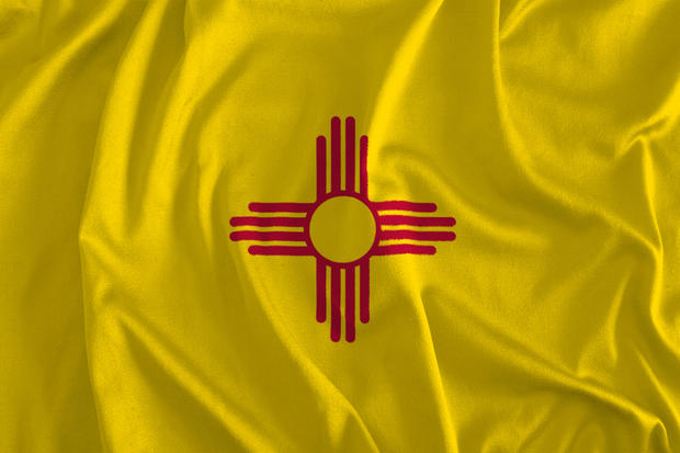 Flag of New Mexico Background, Land of Enchantment 