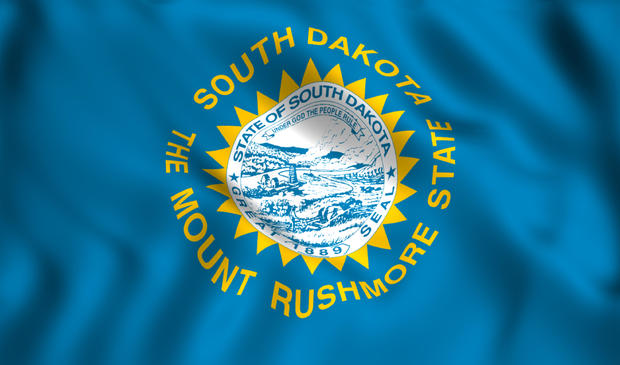 south dakota flag US state symbol 
