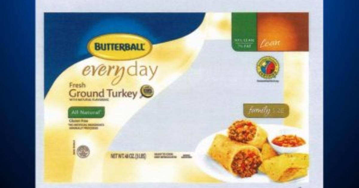 Butterball Recalls Ground Turkey After 4 Salmonella Cases CBS Chicago