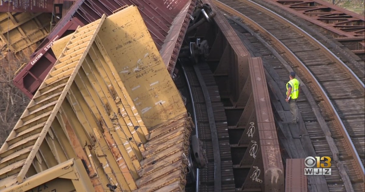 Train Services Restored Following CSX Train Derailment - CBS Baltimore
