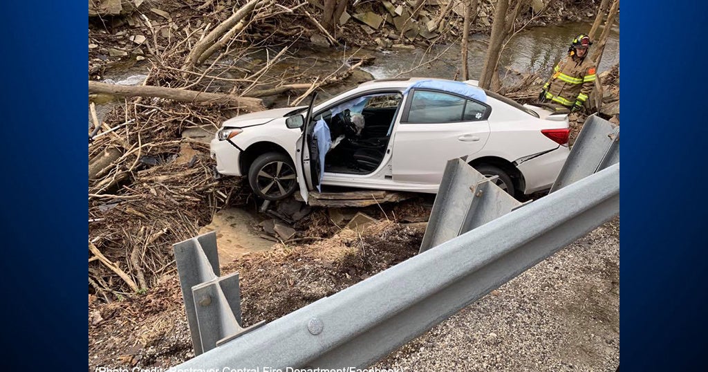 1 Hurt After Car Goes Over Hillside In Westmoreland Co. CBS Pittsburgh