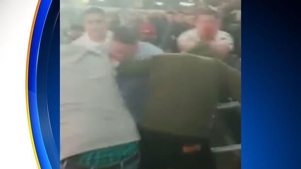 Fans fight after boxing match in Arlington 