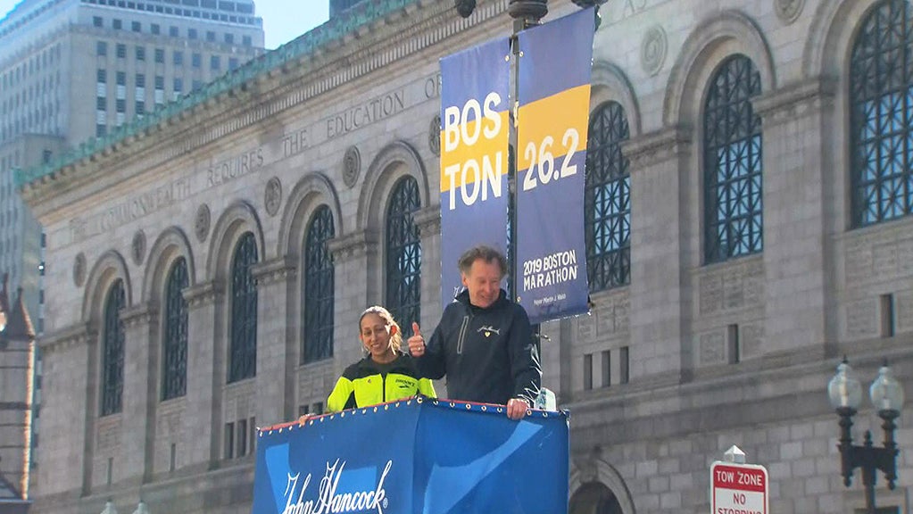 500 Boston Marathon Banners Going Up Around The City CBS Boston