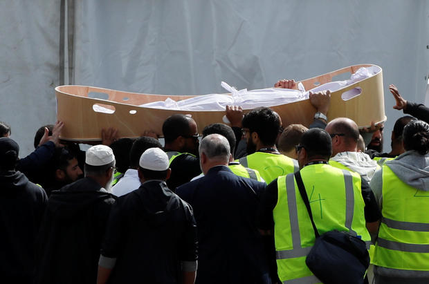 mosque shooting — funerals —  Christchurch, New Zealand 