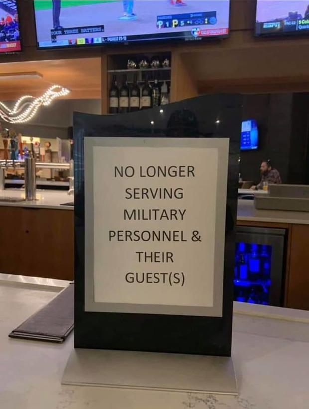 Colo Sprgs Hotel Military Sign (Justin Vames FB) 