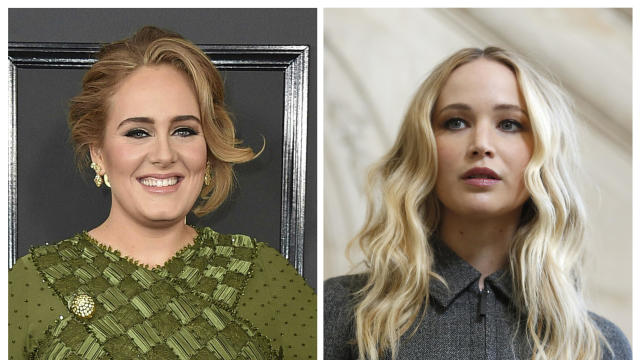 People Adele Jennifer Lawrence 