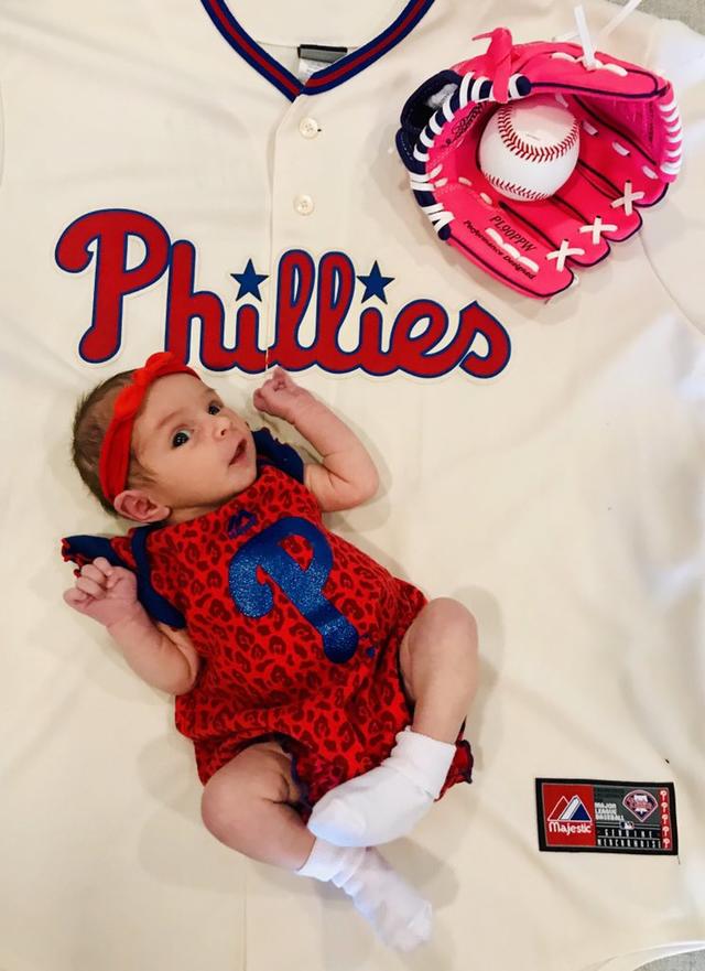 Girls Philadelphia Phillies Outfit, Baby Girls Phillies Gameday