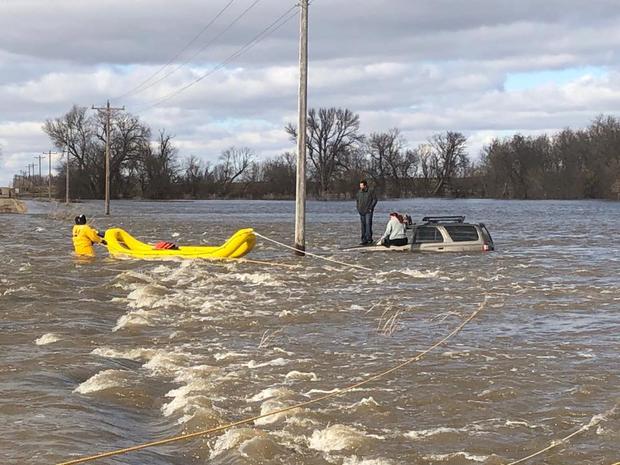 flooding Lac qui Parle county 