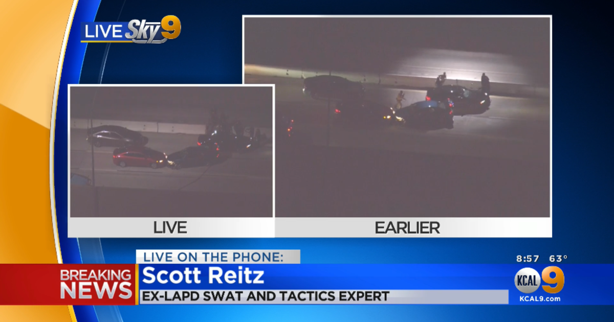 NB Lanes Of 5 Freeway Reopen Following Pursuit, Standoff - CBS Los Angeles