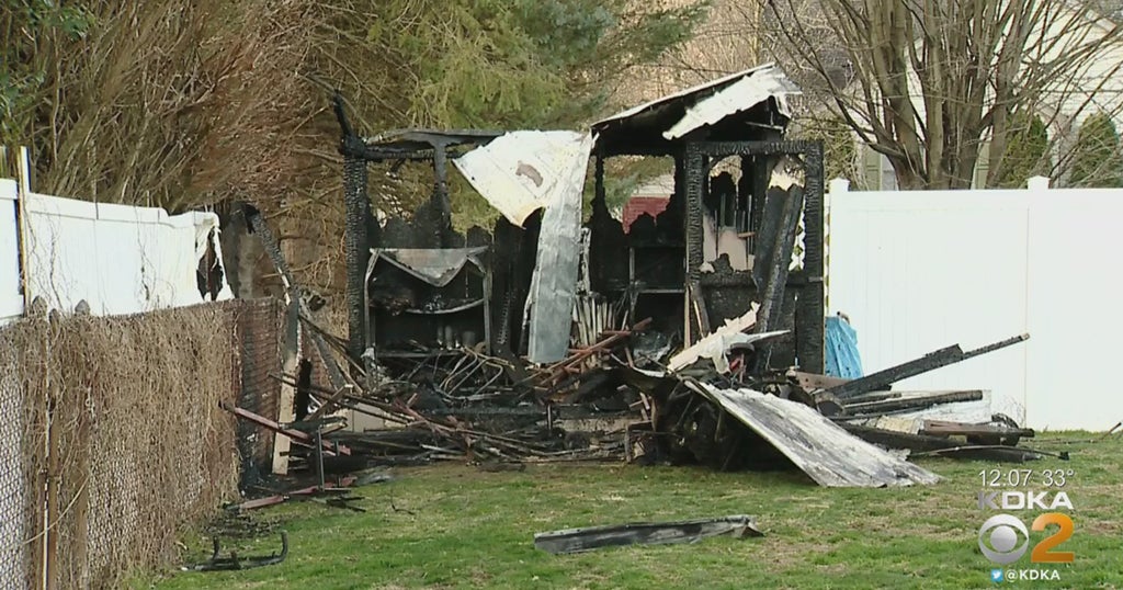 Explosion, Fire Destroy Sheds, Fence In Cheswick CBS Pittsburgh
