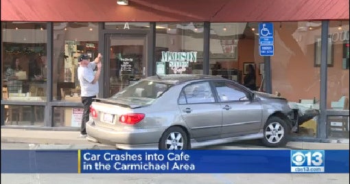 Car Crashes Into Carmichael Cafe Good Day Sacramento