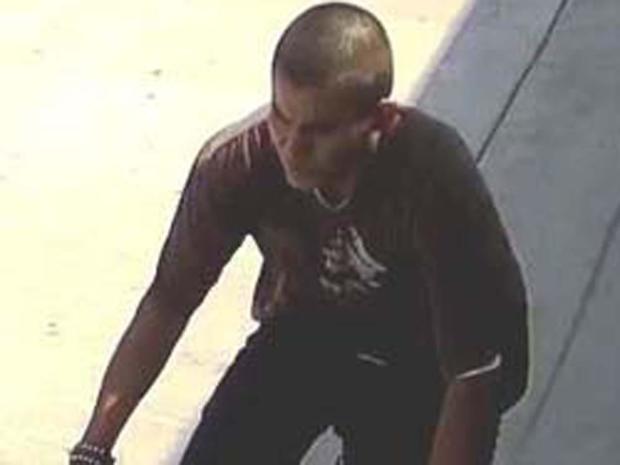 A suspect in a series of slashings in and around Los Angeles is seen in an image released by the Los Angeles Police Department. 