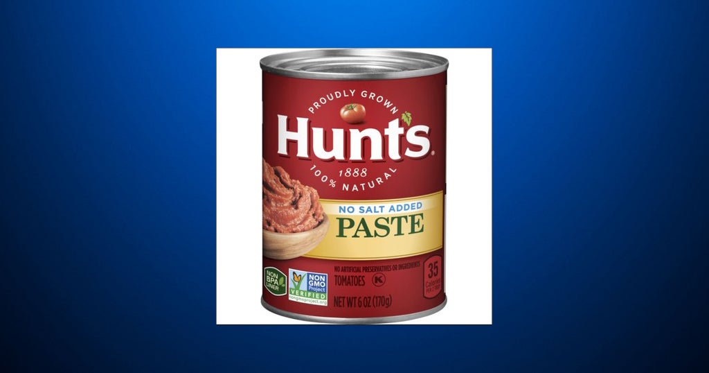 Hunt's Tomato Paste Recalled Over Possible Mold Contamination CBS