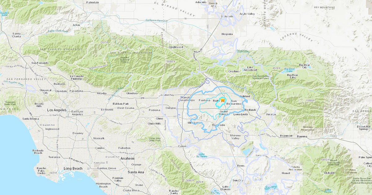 San Bernardino Struck By Magnitude3.5 Earthquake CBS Los Angeles