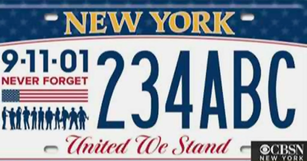 DMV Offering 9/11 Remembrance License Plates - CBS New York
