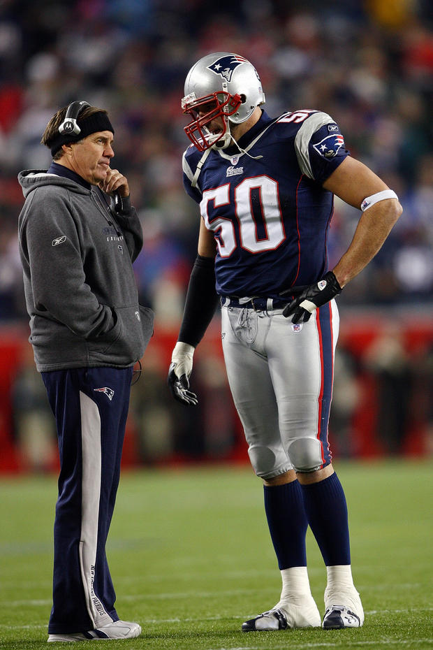 Bill Belichick and Mike Vrabel 
