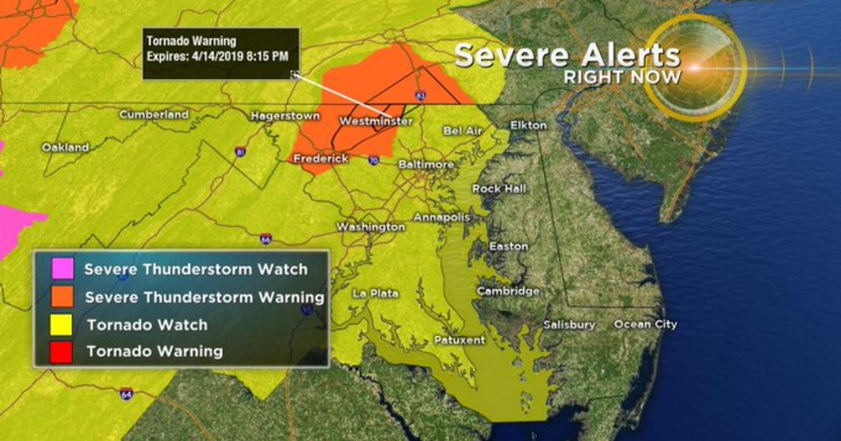 Tornado Warning Lifted For Carroll, Baltimore Counties CBS Baltimore