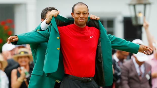 Tiger Woods at The Masters 