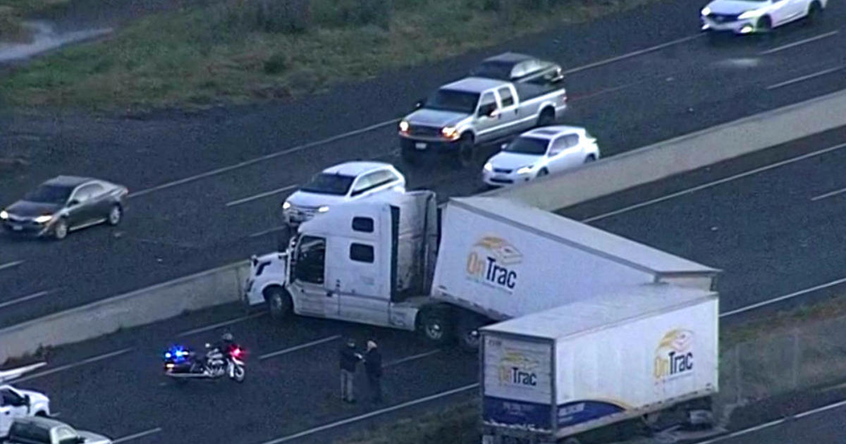 Dumbarton Bridge Reopens After Jack Knifed Big Rig Blocked All Eastbound Lanes Cbs San Francisco 2066