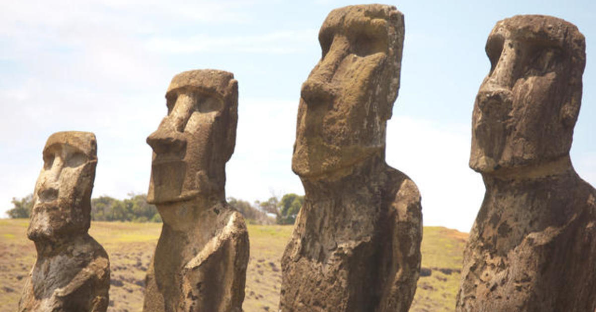 Easter Island's famous moai statues slowly fading away