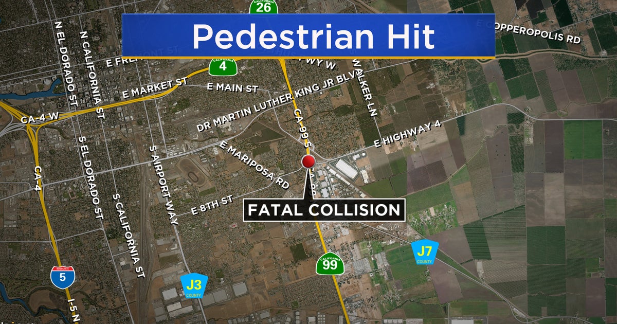 Pedestrian Hit And Killed In Stockton - CBS Sacramento