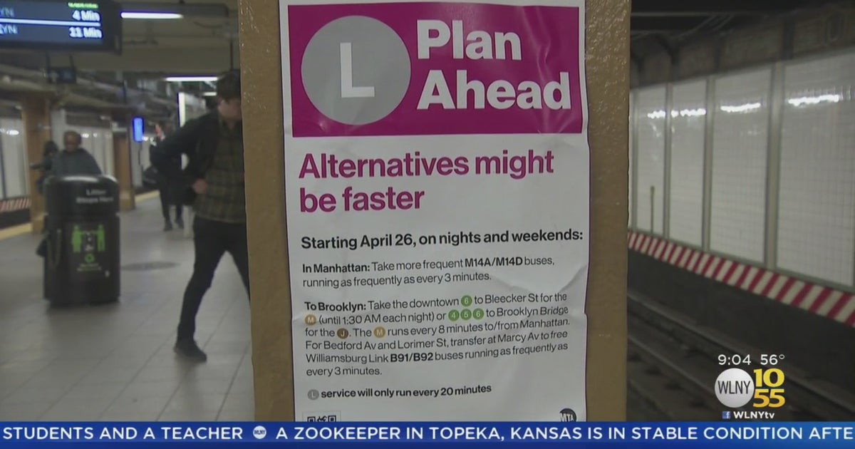 L Train Slowdown: Your Guide To MTA's Alternate Commuting Options - CBS ...